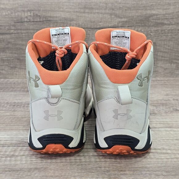 Under Armour Tabor Ridge Gore Tex Women's Size 6.5 Beige Leather Hiking Boots - Picture 7 of 14